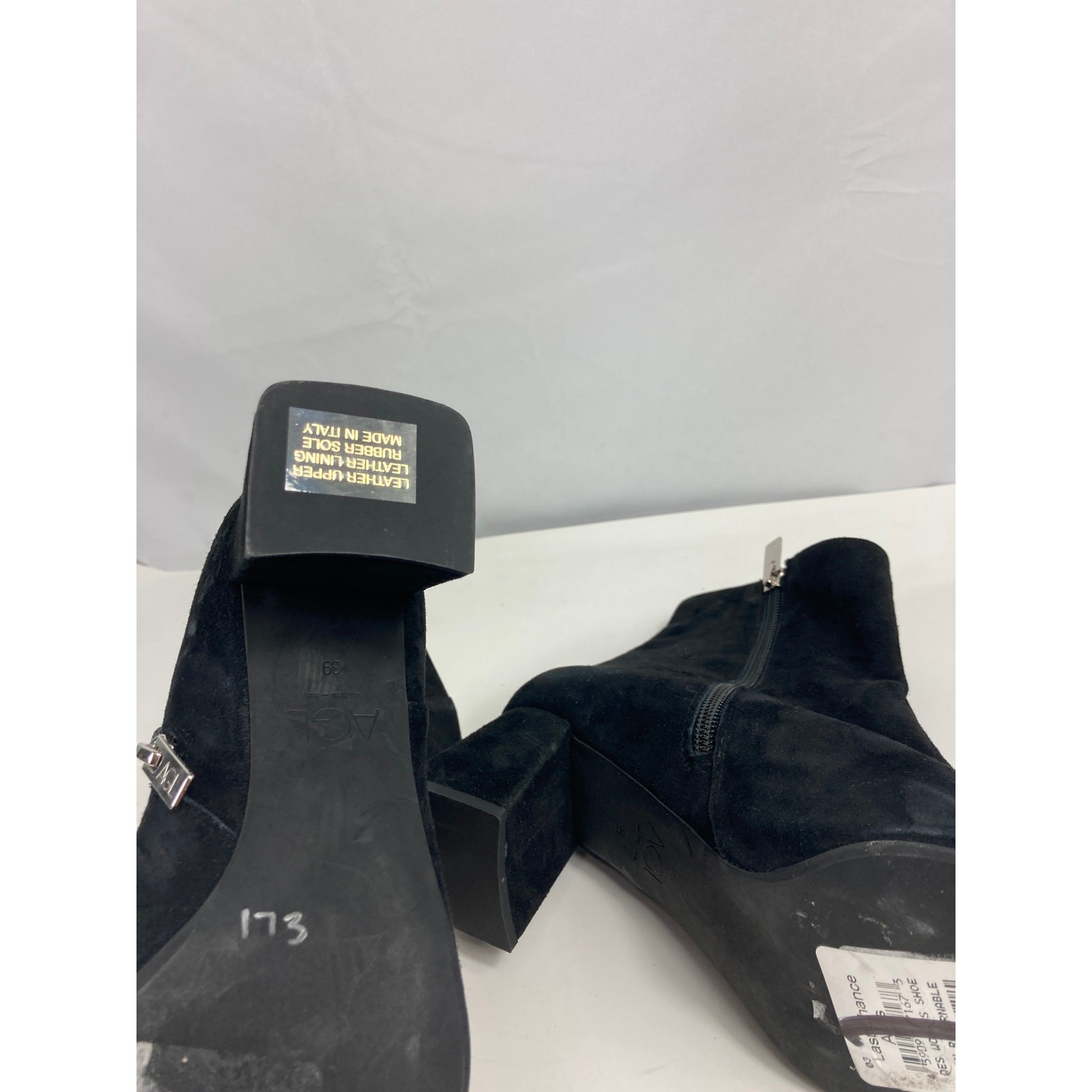 AGL Mimma Pointed Toe Bootie Black Size 39