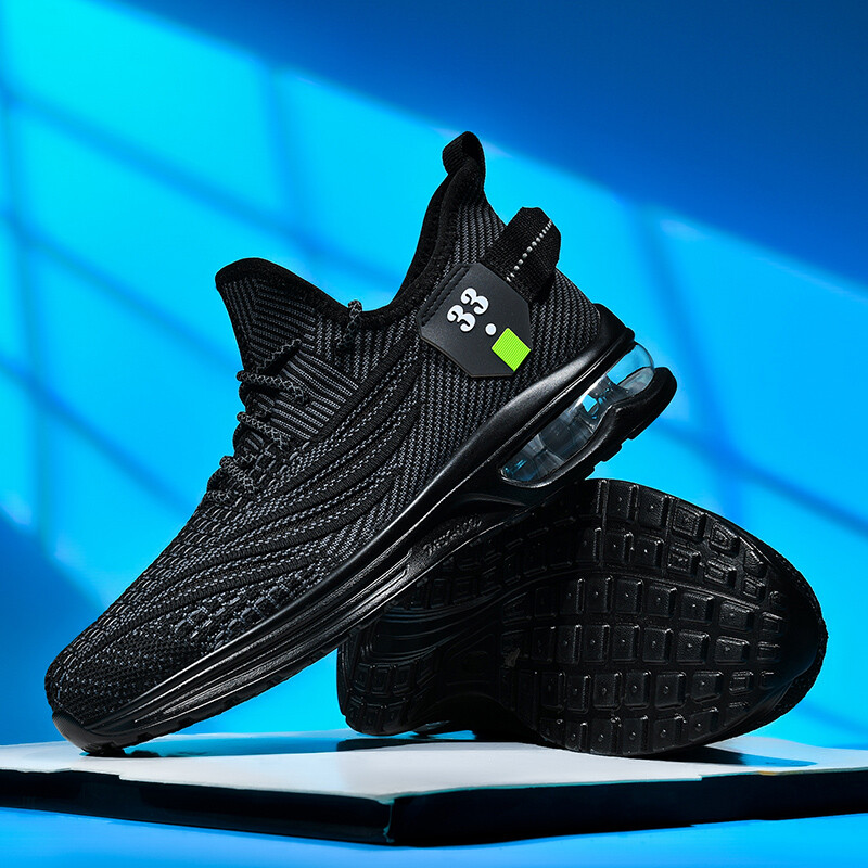 Breathable Running Sneakers— Lightweight Unisex Mesh Trainers Walking Tennis Gym