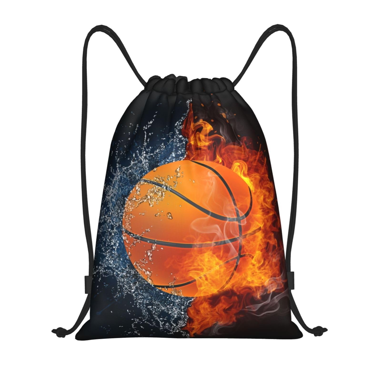Basketball Drawstring Bags for Kids Boys Girls, Sports-Themed Drawstring Back…