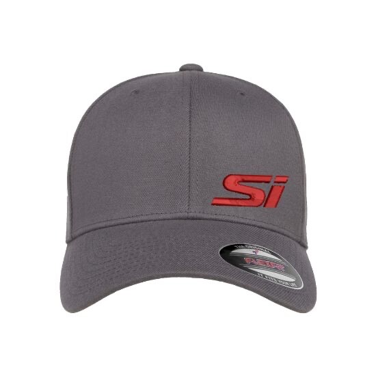 Honda Civic Si Logo Embroidered Flexfit Fitted Ball Cap