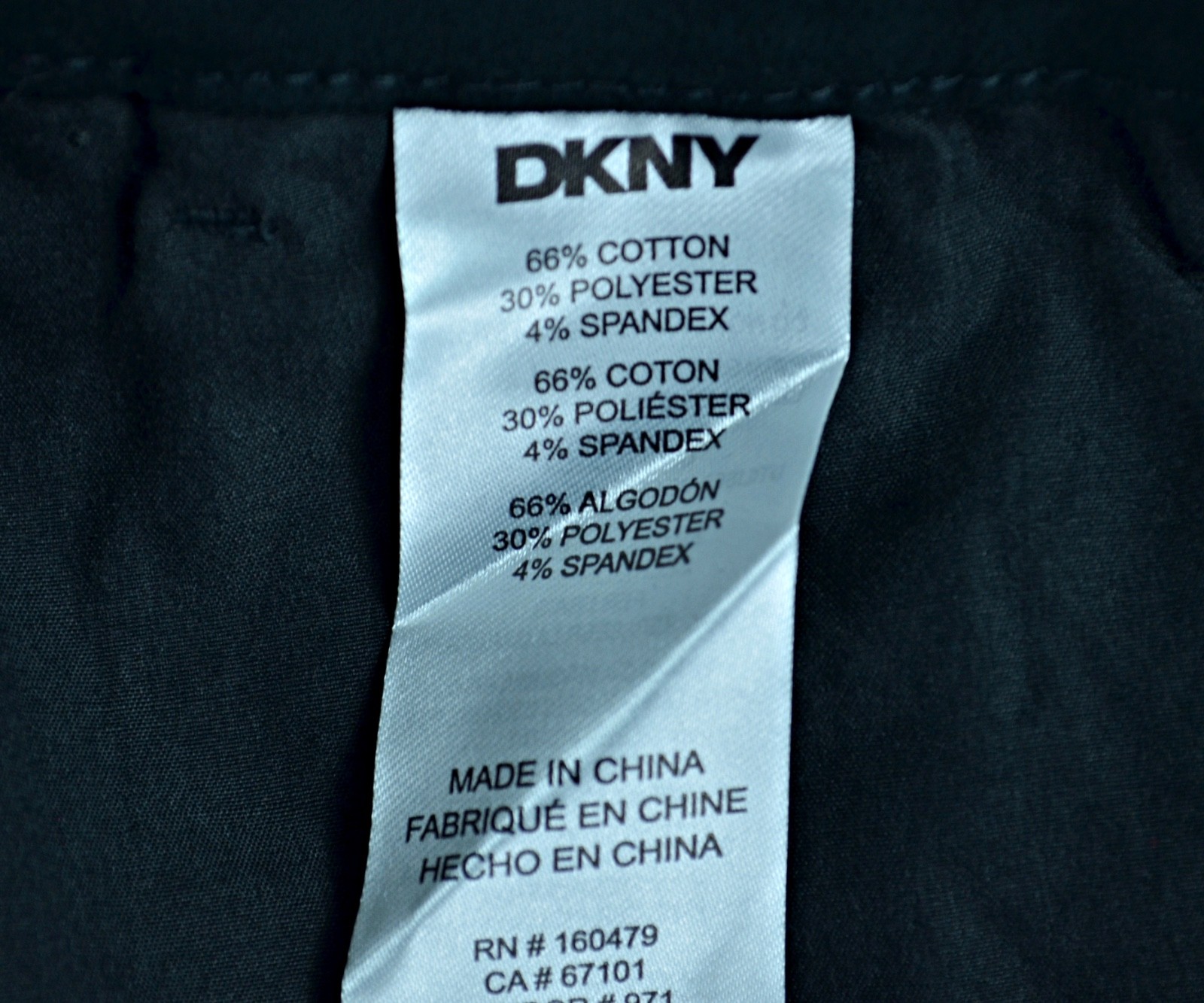 DKNY Pants Men’s 36×30 Black Stanton Slim Fit Ultimate Stretch Cargo Pants NWT