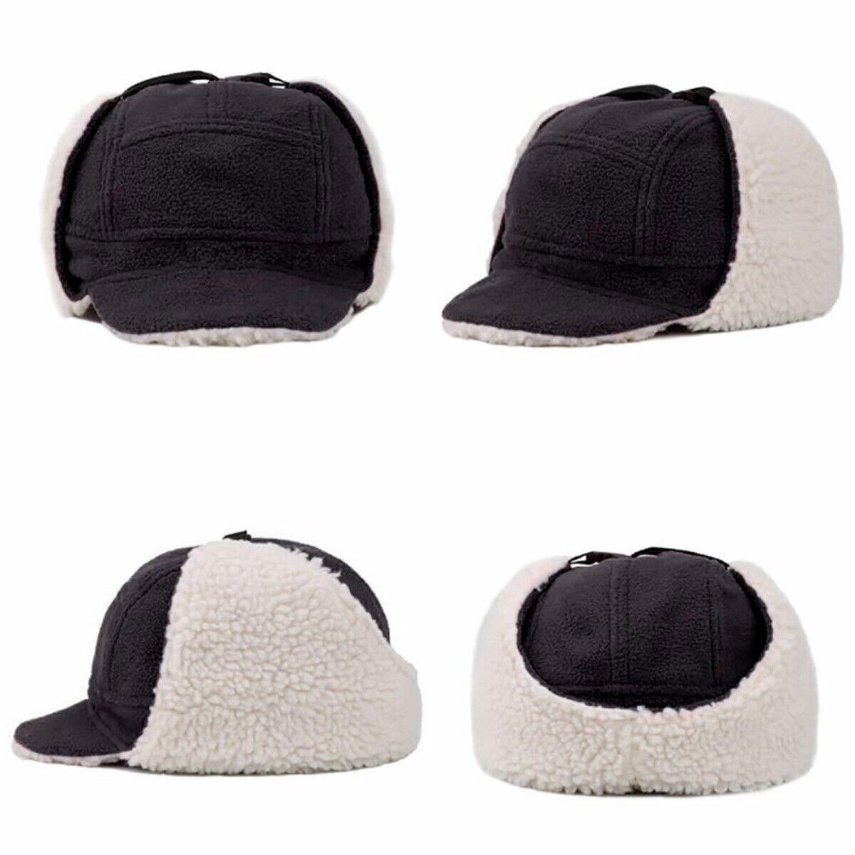 Windproof Warm Army Hats Outdoor Sports Winter Warm Earflap Skiing Cap Men Women