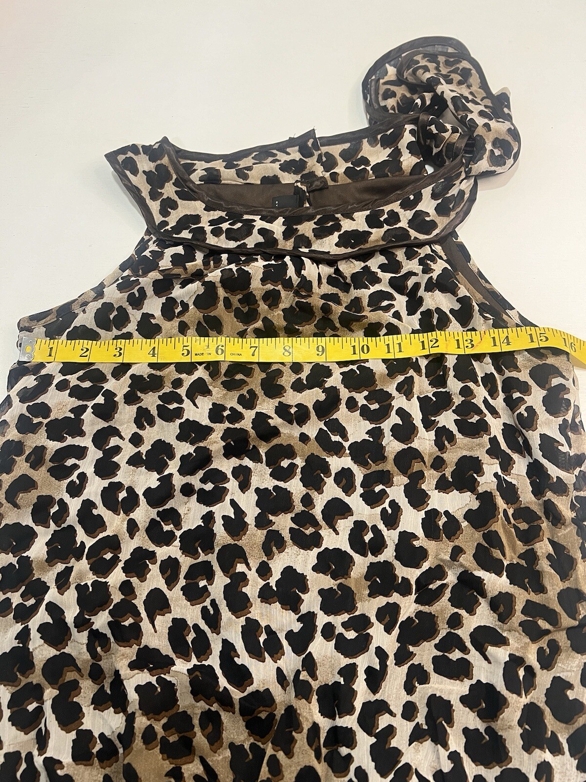 Women’s Shirt Size L Brown Black ￼ Leopard B Wear