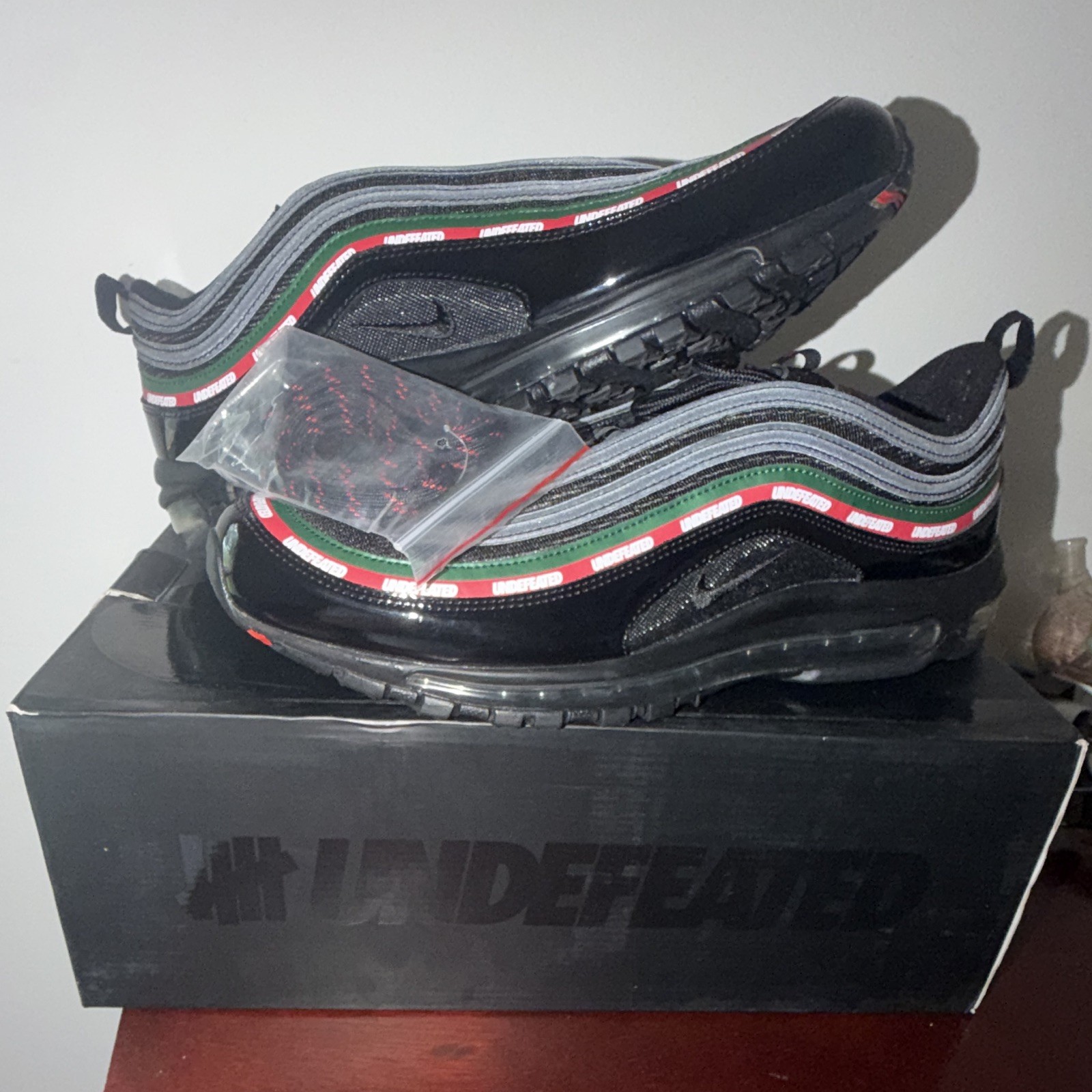 Nike Air Max 97 Undefeated OG Black Size 10m/11.5w