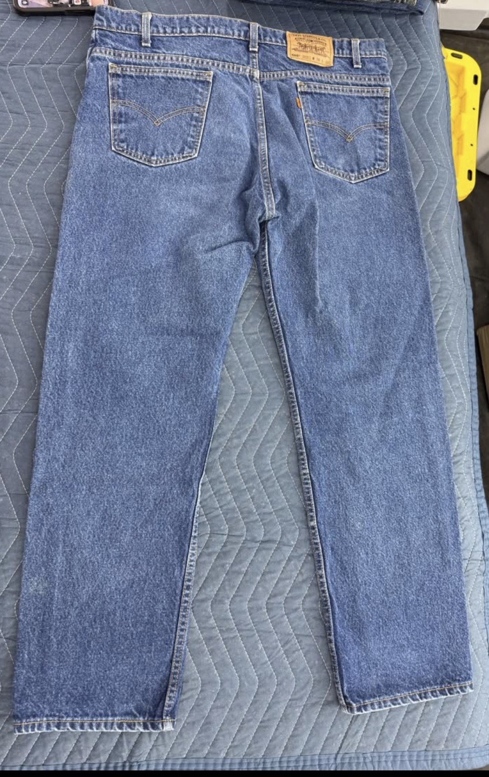 Levi’s Men’s Regular Fit Mid Rise Medium Wash Cotton Straight Denim Jeans