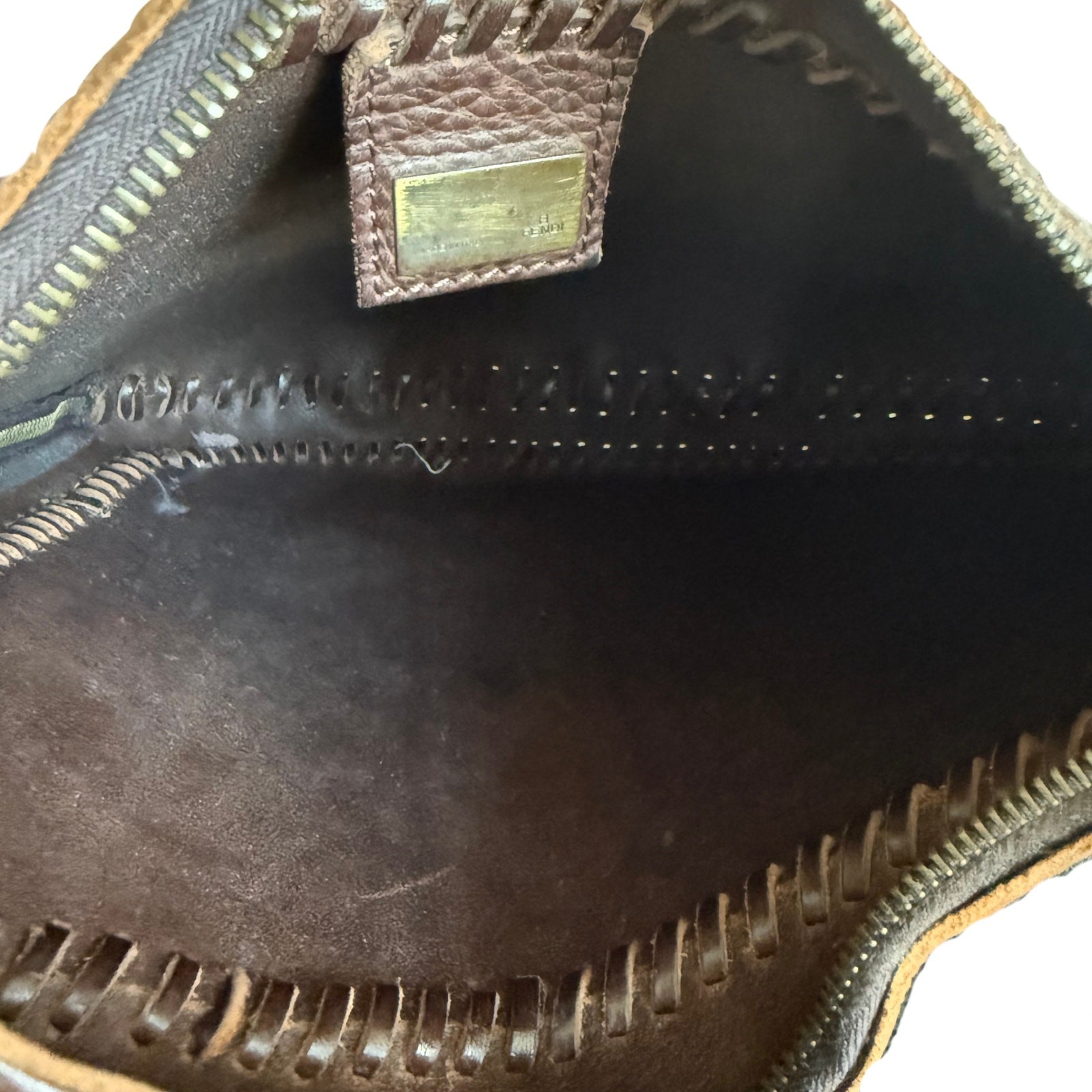 Rare Fendi Metal Oyster Bag 2002