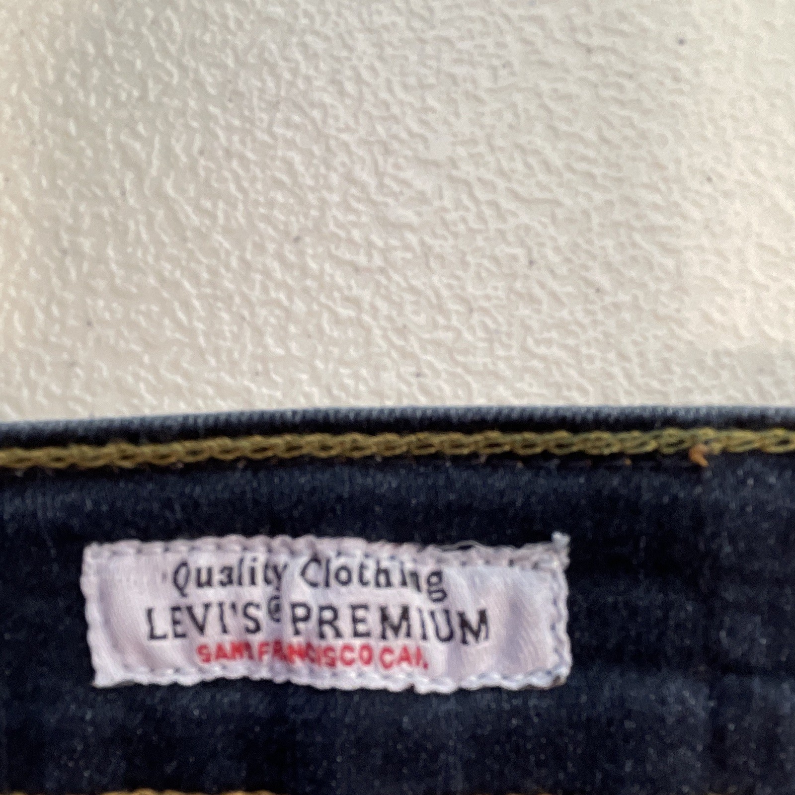 Levi’s 510 Men’s Dark Wash Blue Denim Skinny Slim Fit Low Rise Jeans 36 x 32