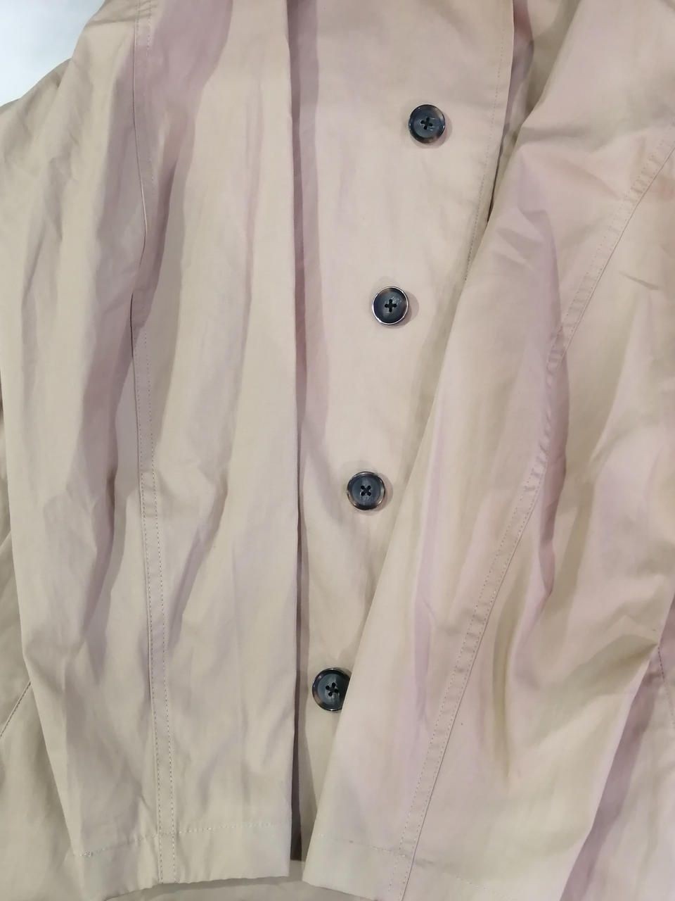 ROSSO Balmain Collar Coat Beige S Used