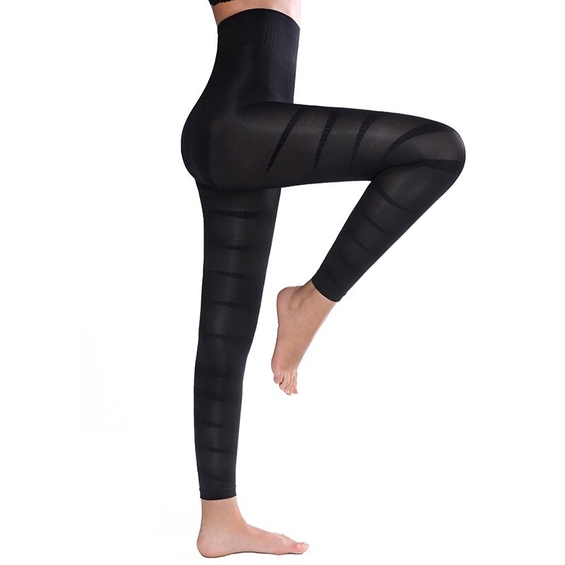 Women High Waist Anti-Cellulite Compression Leggings Leg Slimming Body Shaper