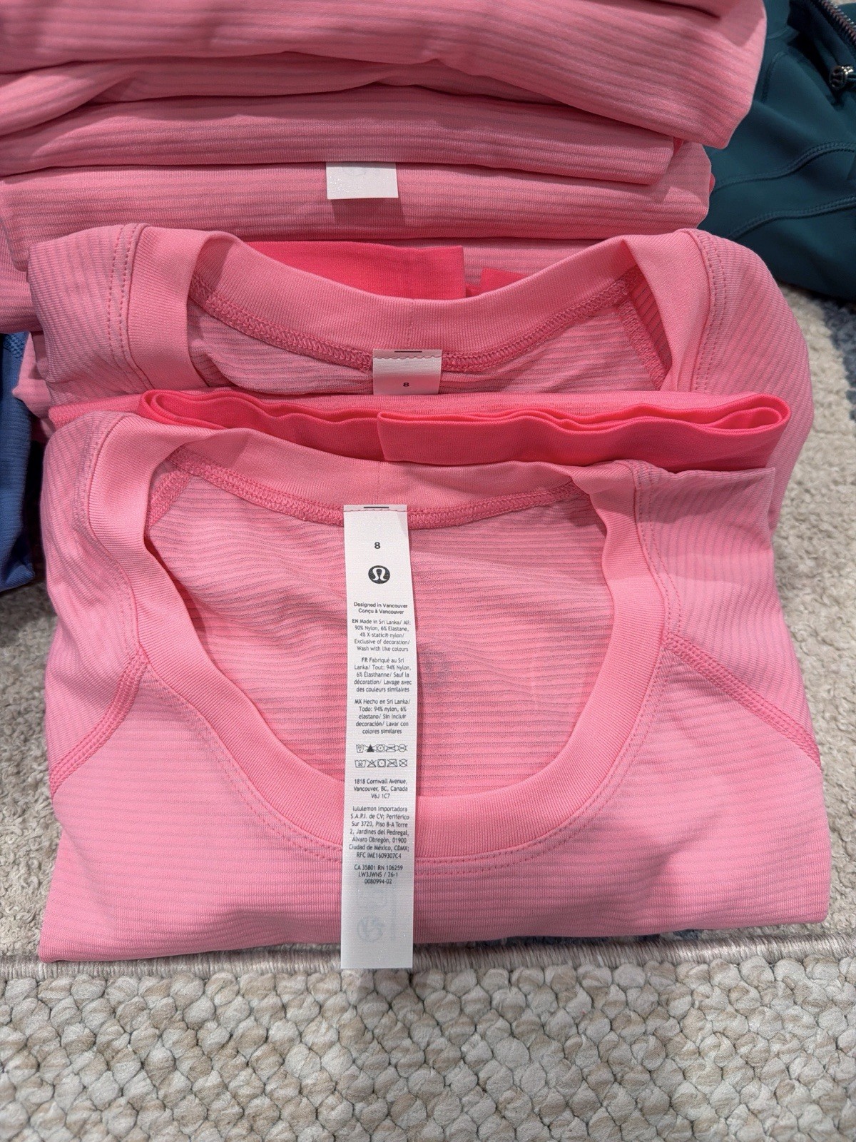 Lululemon Swiftly Tech Short-Sleeve Shirt 2.0Hip Length, NWT, ODSM, Size 8
