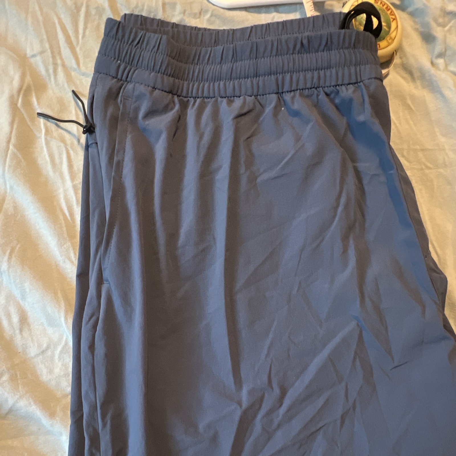 GapFit Women’s Blue Jogger Pants Drawstring Elastic Waist Solid Size L Regular