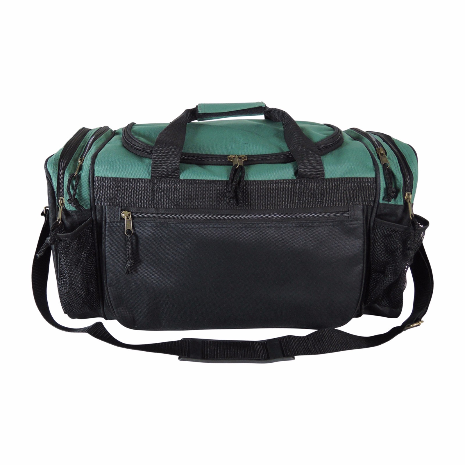 DALIX Brand New Duffle Bag Sports Duffel Bag in Green and Black Gym Bag