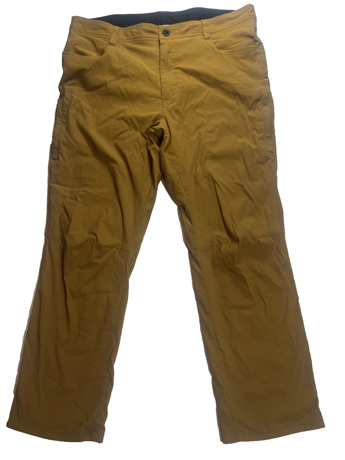 Orvis Mens 40×30 Tan Fleece Lined Pants Outdoor Hiking Stretch Performance