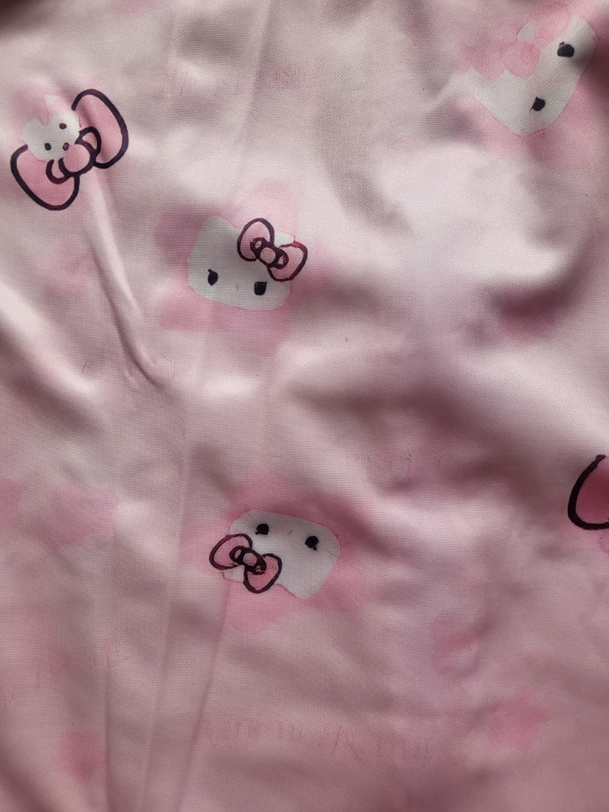 Pink Hello Kitty Zip Up Hoodie Size S Womens Sanrio Gyaru Kawaii Harajuku Y2k