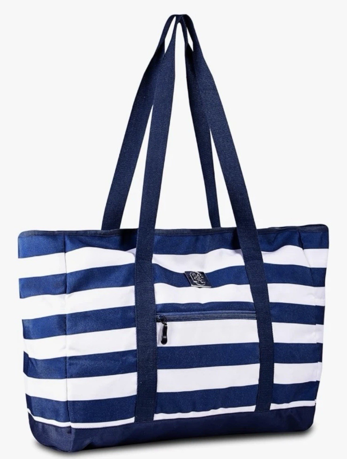 Bang & Carsen Extra Large Utility Tote Beach Bag w Top Zipper Closure Waterproof