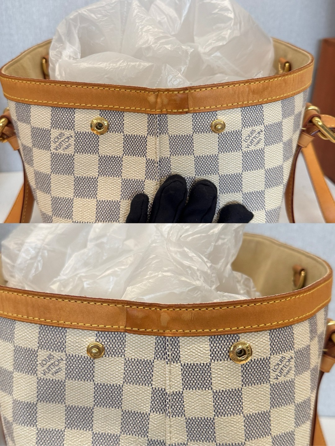 Louis Vuitton Pre-Owned Authentic Tote 35*29*17cm Free Tracked Shipping