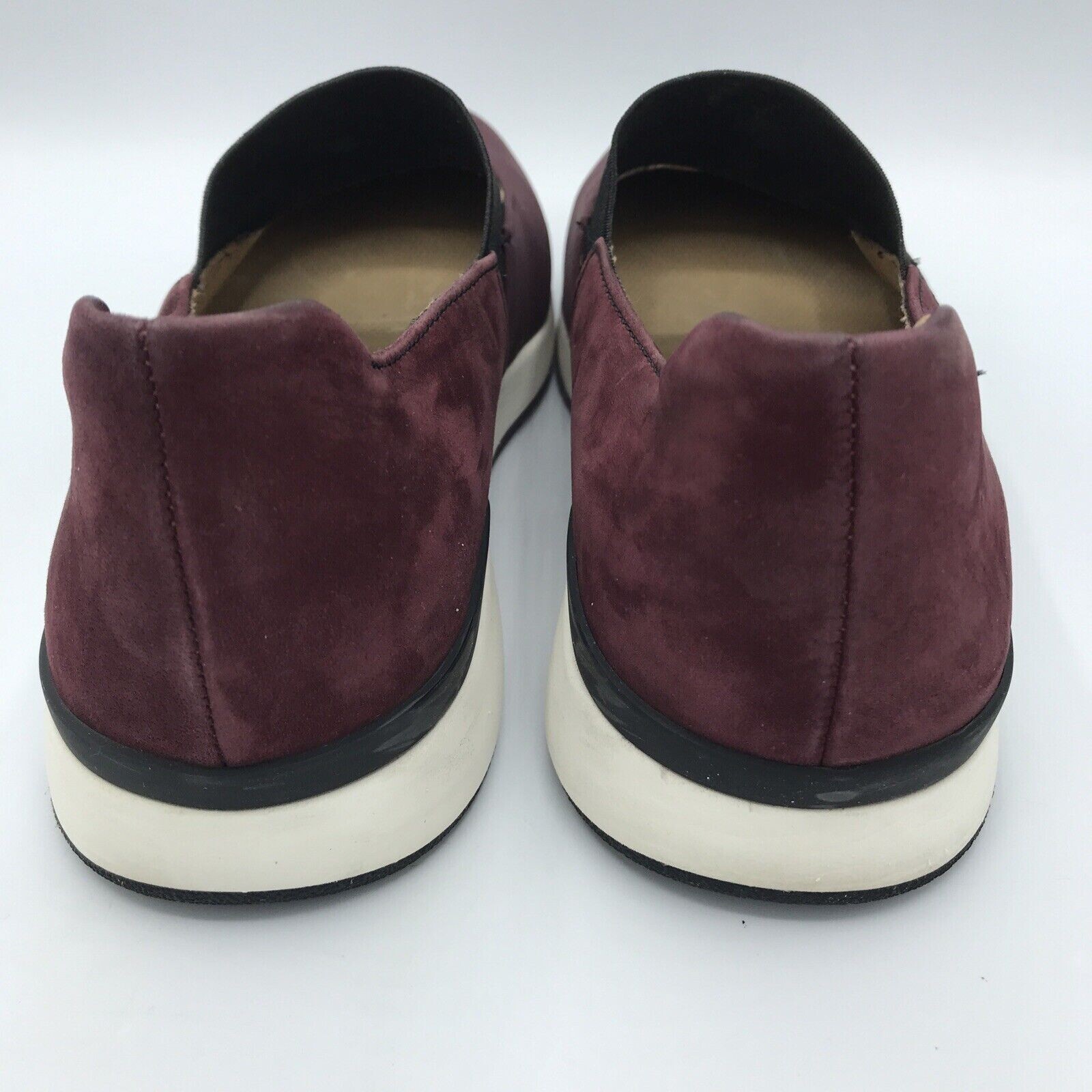 Vionic Cadee Suede Mary Jane Comfort Shoes Wine Red Size Women Sz 8 Slip On