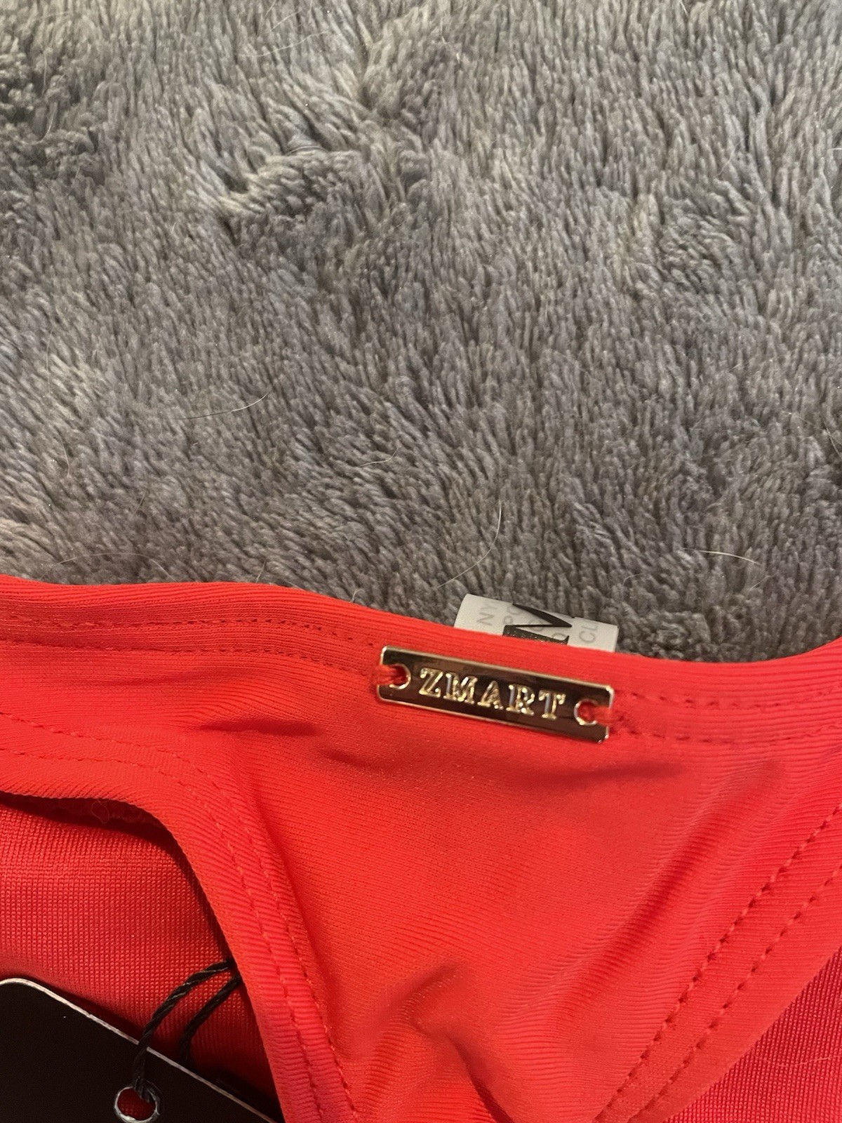 ZMART Thong Bikini Bottoms Swimwear Women’s US Size XS Red Sexy