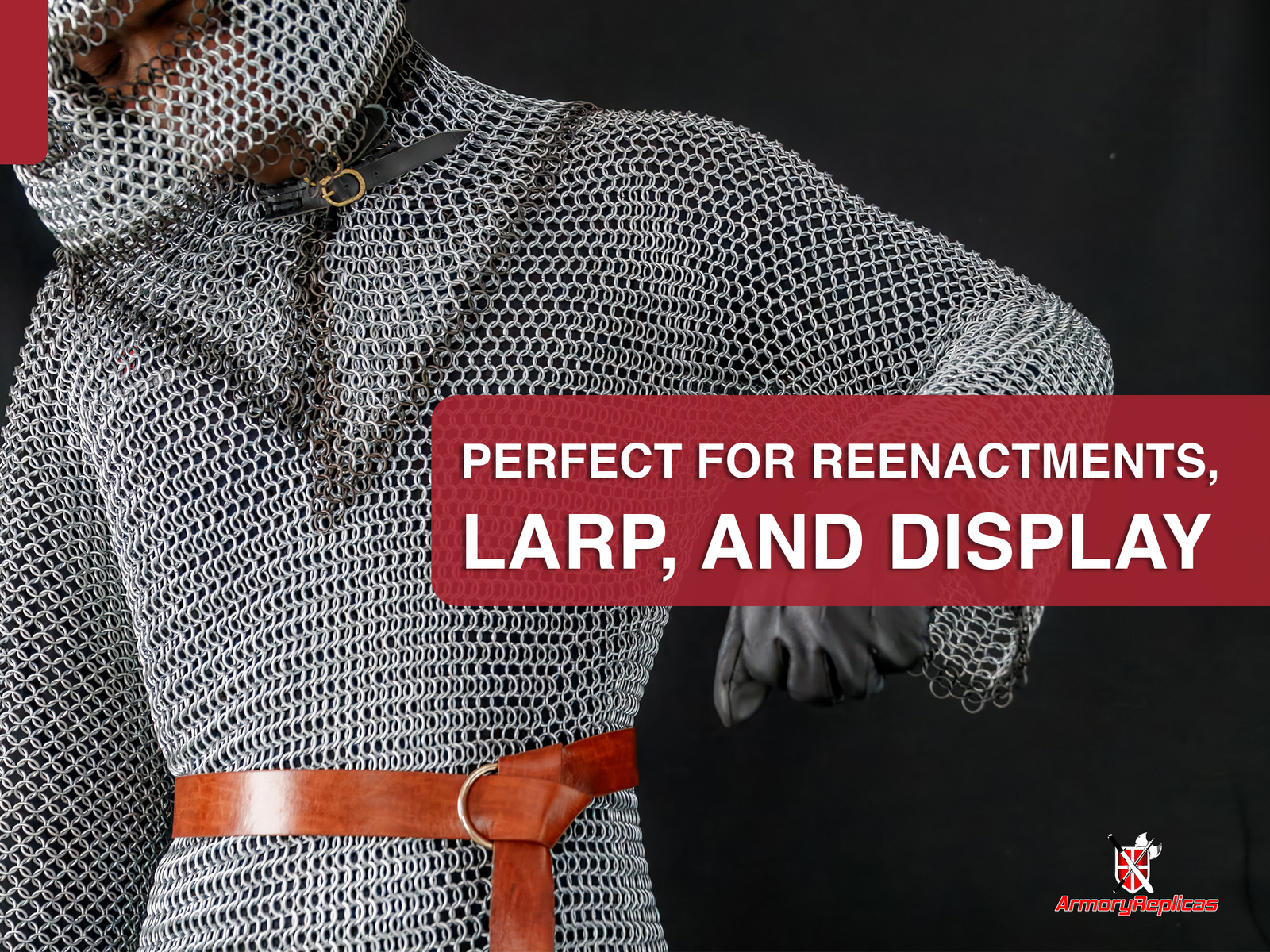 Chainmail Armor Full Sleeve Knight Shirt | Mild Steel Medieval Hauberk | 6 Color