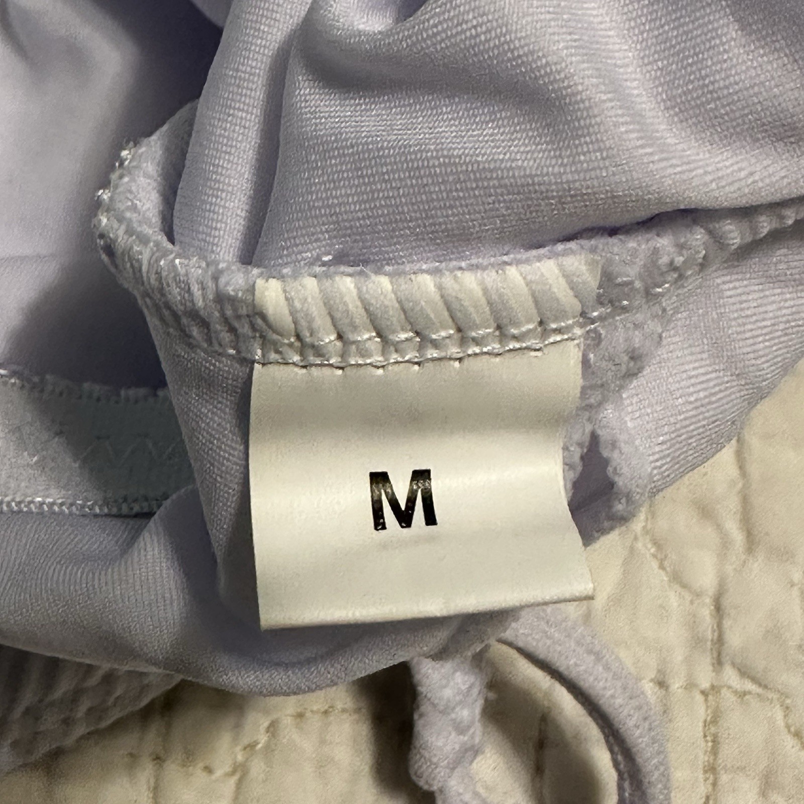Unbranded White 1 Piece Swimsuit Adj Strap Textured Women Med Lined Beach Cruise