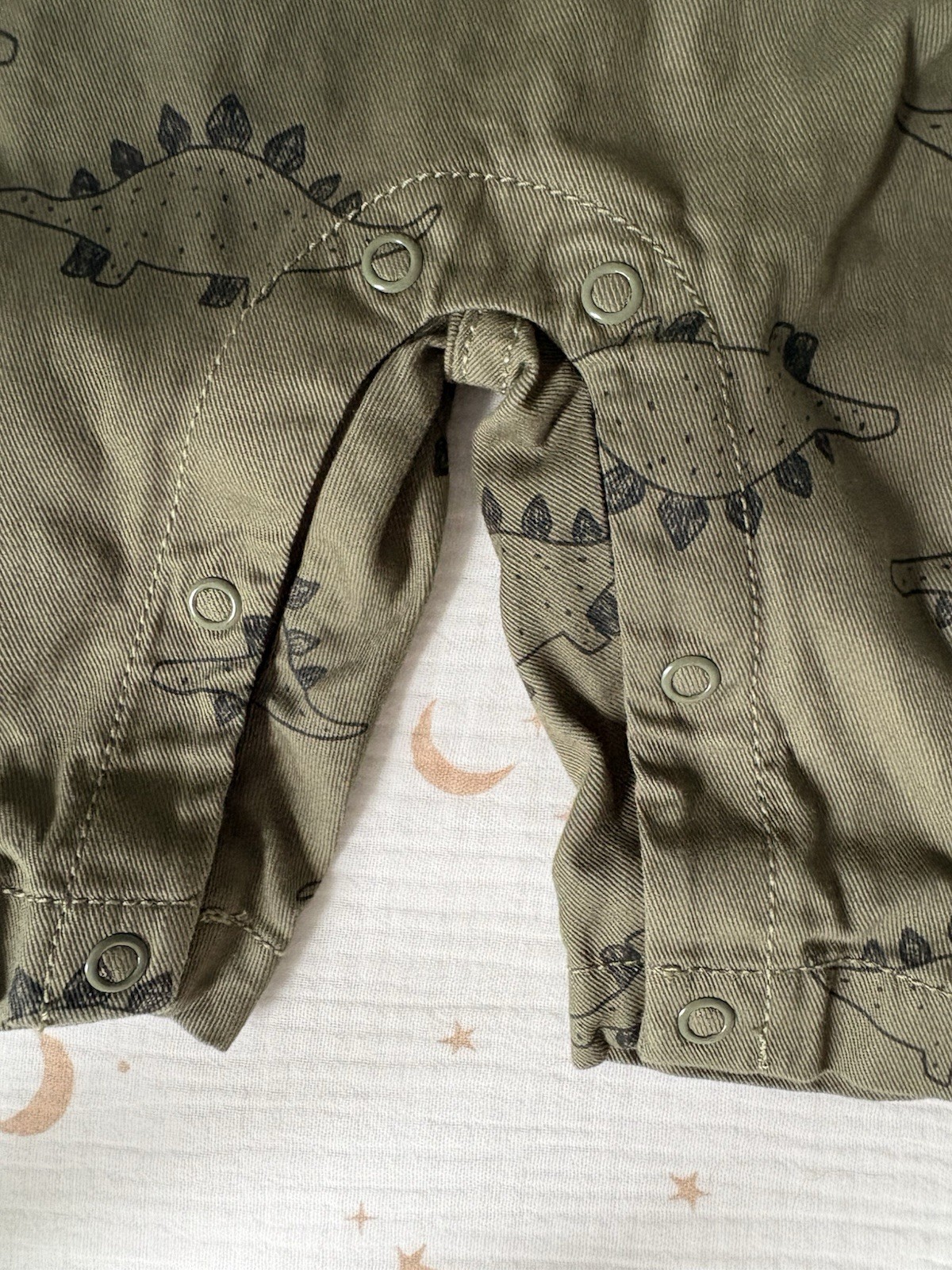 Carter’s Preemie Green Overall And Long sleeved Crewneck Dinosaur Outfit NWOT