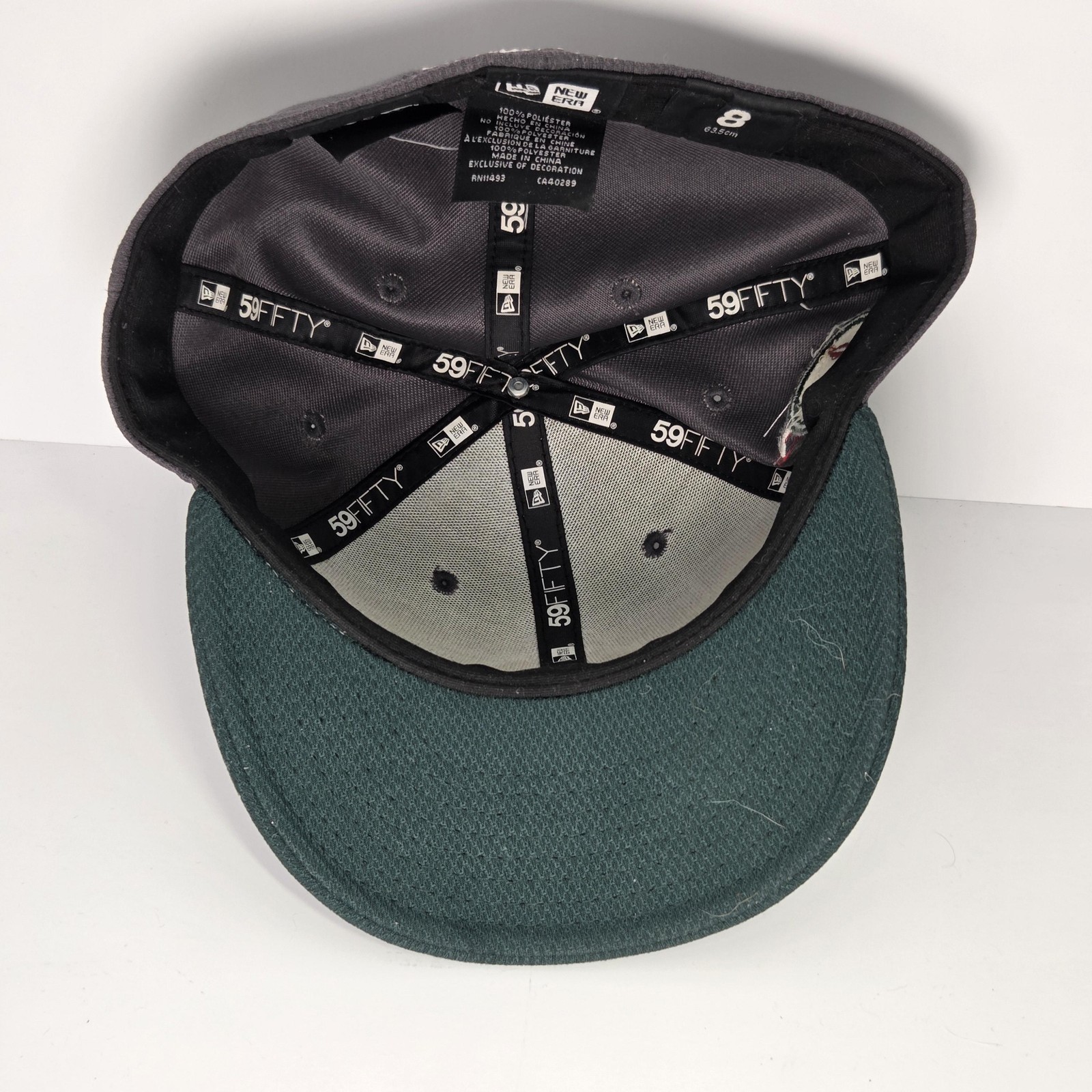 Star Wars Hat Mens Gray 59FIFTY New Era Fitted Cap Size 8 Mandalorian Boba Fett