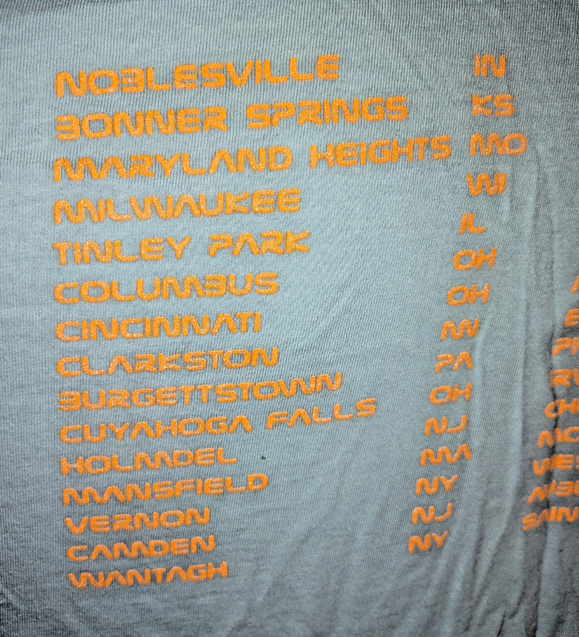 VTG 1992 RARE Lollapalooza Double Sided Festival Tshirt Mens XL