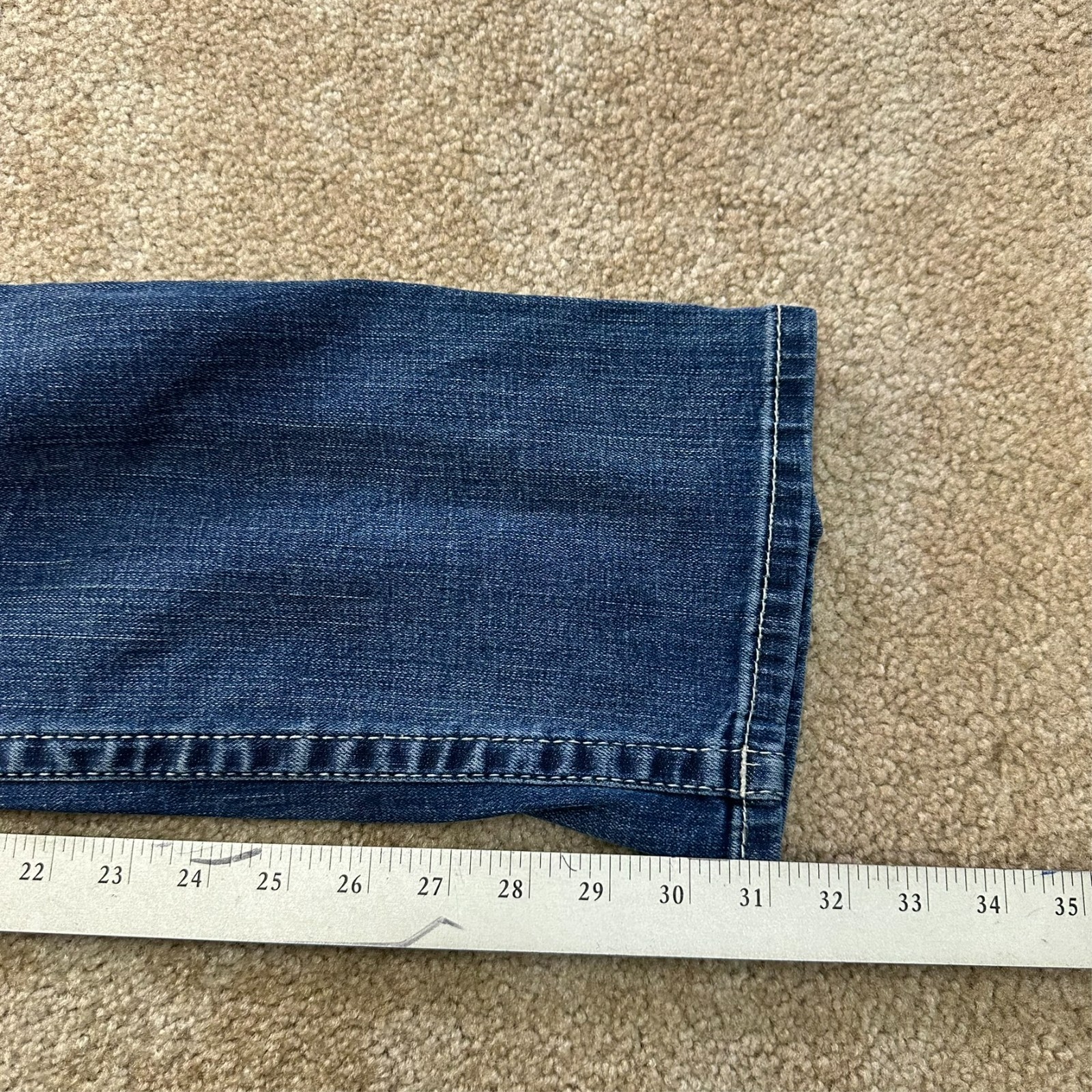 BKE Buckle Nolan Straight leg Jeans Men’s 34×32 Blue Denim stretch