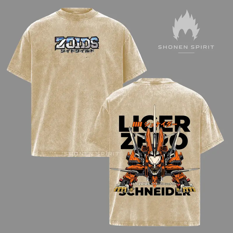 Liger Zero Zoids Mecha Anime Vintage Graphic T Shirt Robot Tee
