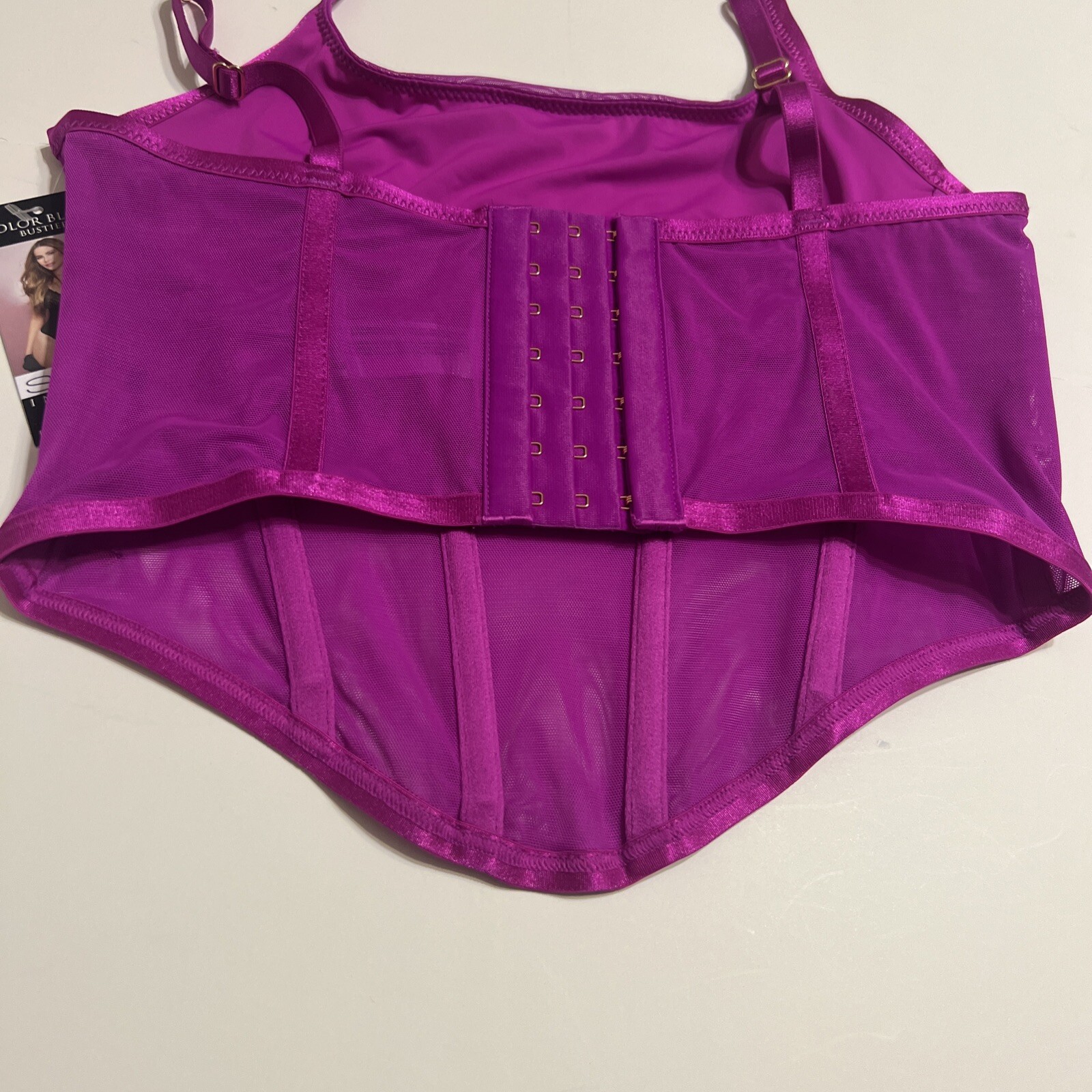 Sophia Vergara Bustier Intimates Color Block