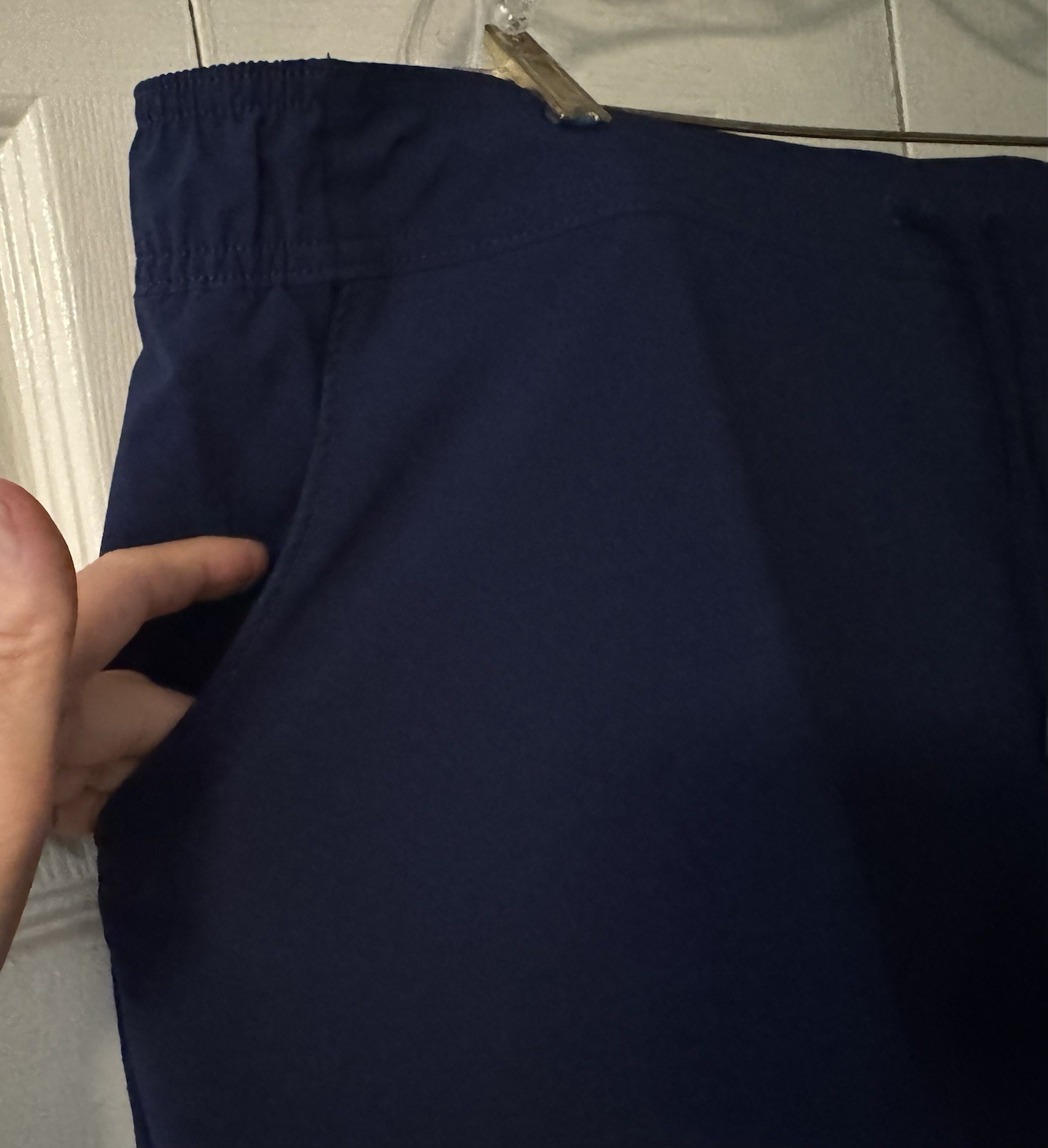 Women’s Lands End Sport Navy Swim Board Shorts 24 W Plus