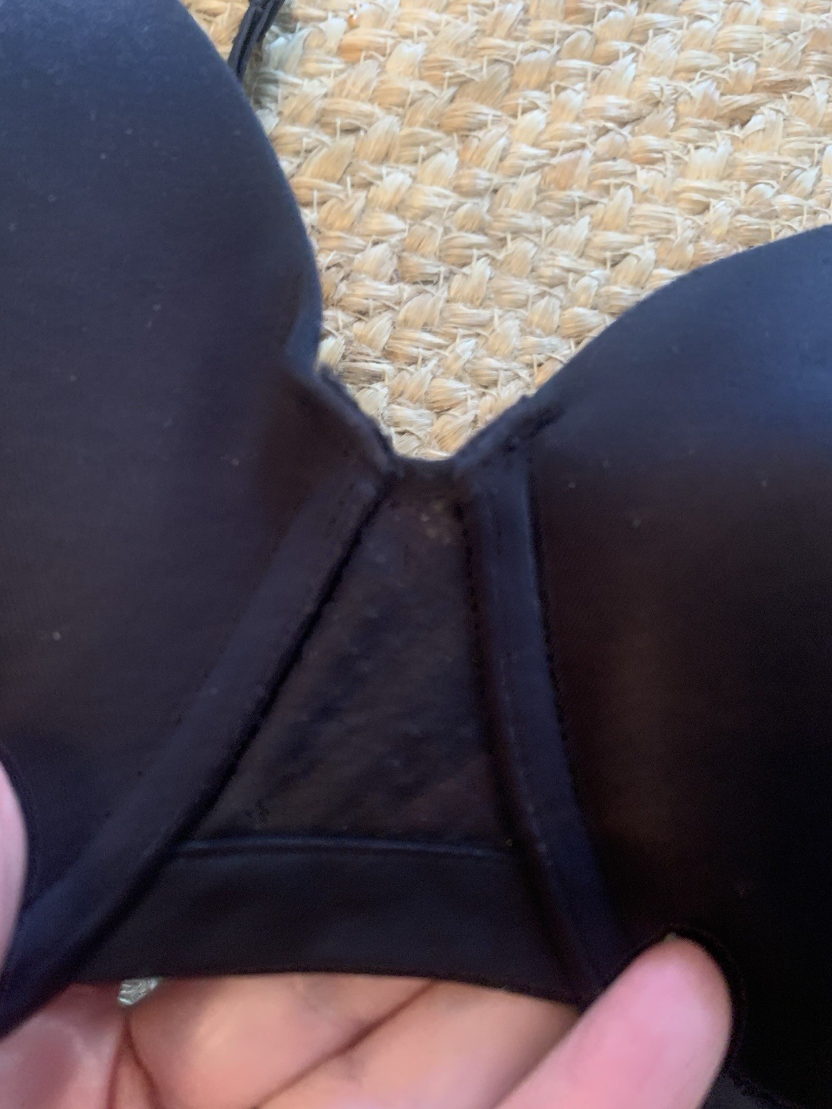Vanity Fair 76356 Smoothing Underwire Bra Black Size 38D Multiway Straps