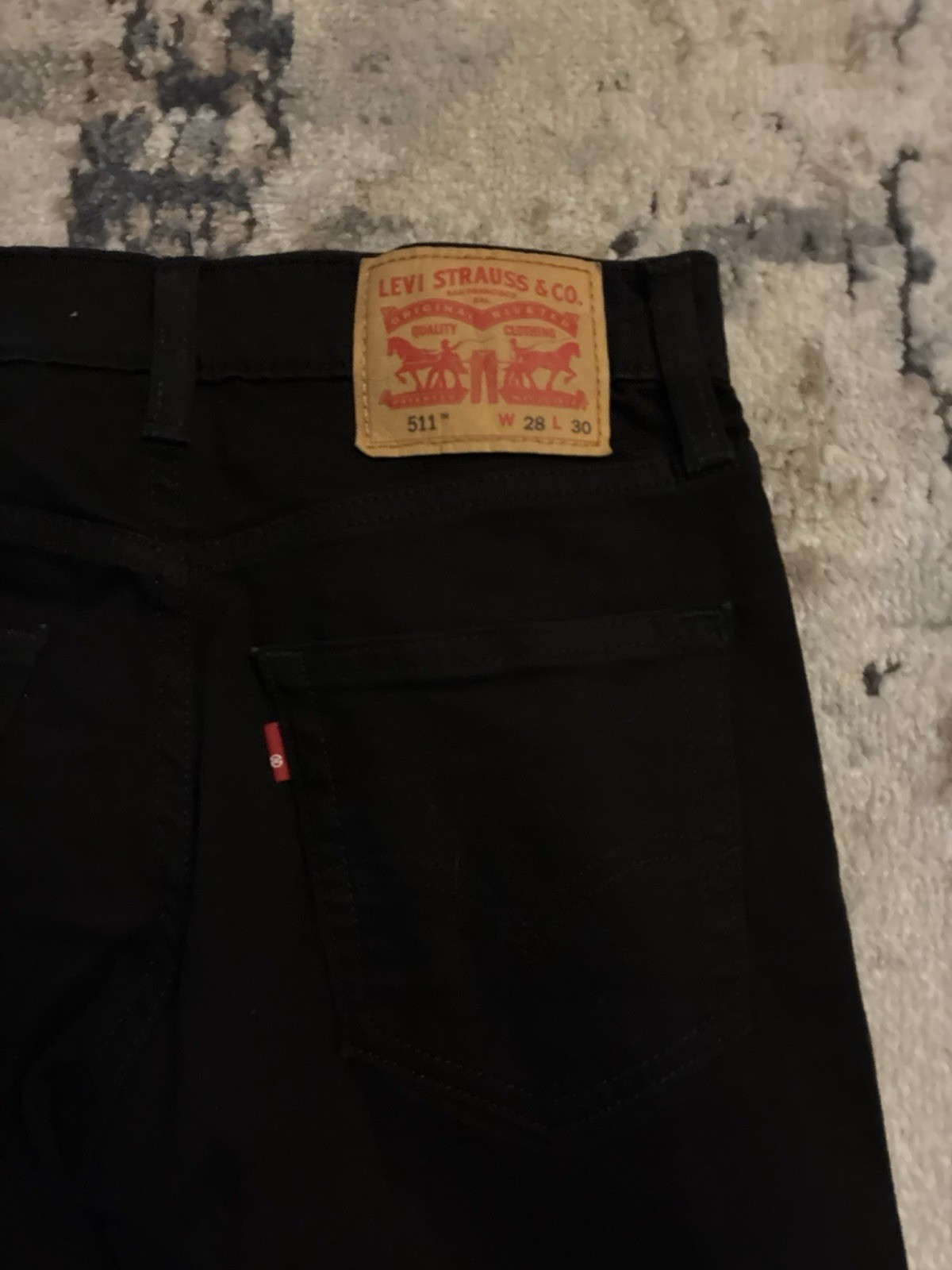 Levis Mens 511 Black 28×30