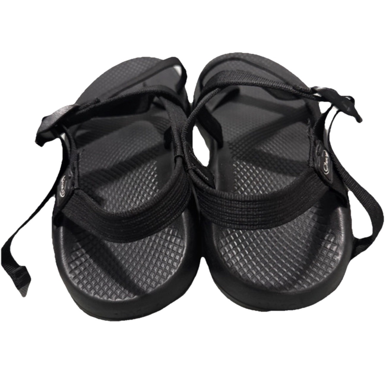 Chaco Men’s Black Adjustable Buckle Strap Sandals Rubber Sole US 10