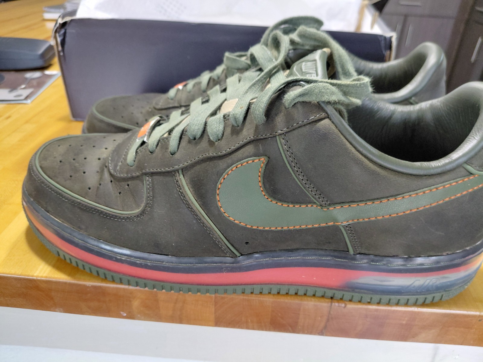Nike Air Force 1 Supreme Max Air 07 Berlin Size 14