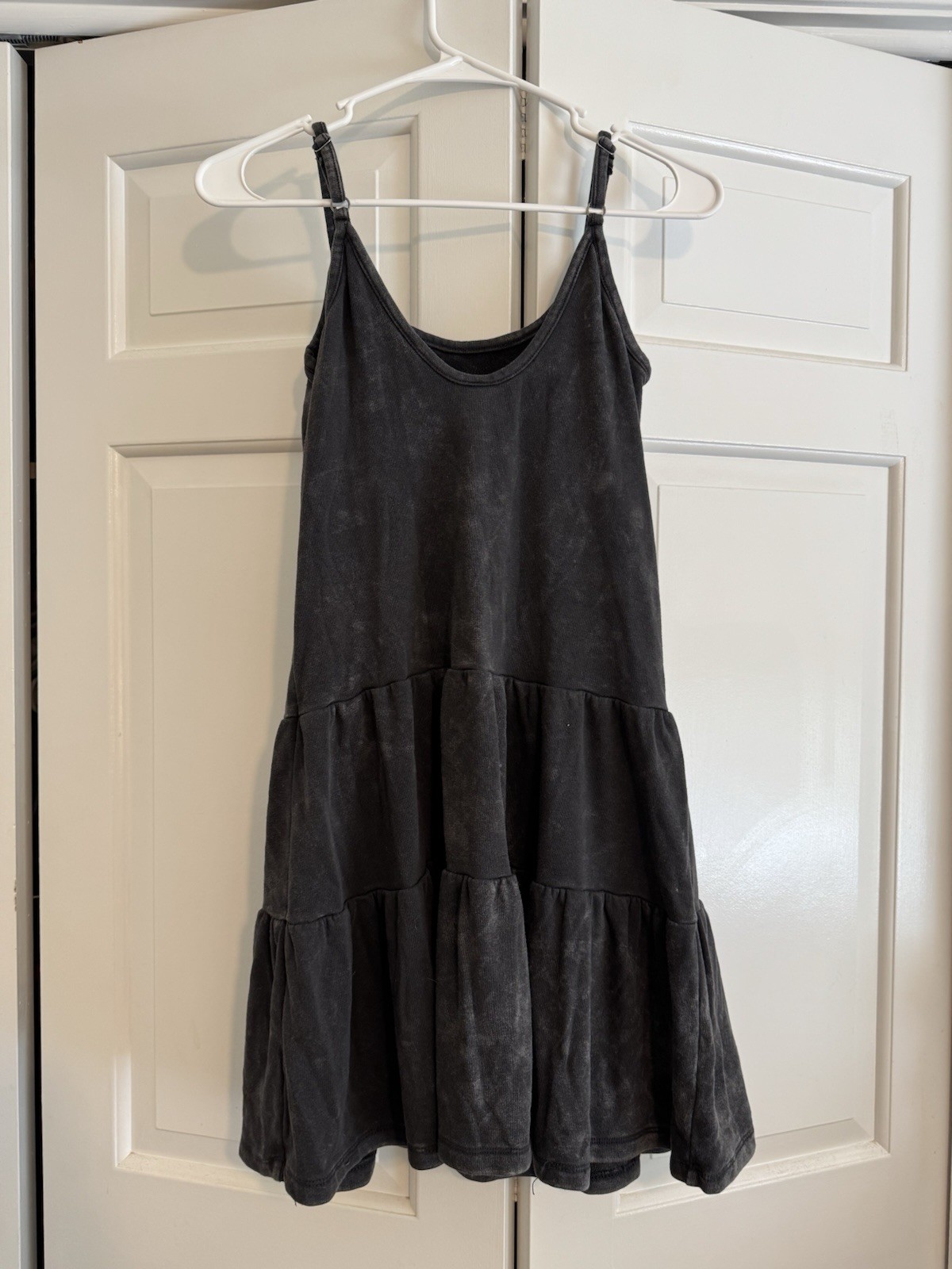 Wild Fable Women’s Black Cotton Knit Strappy Scoop Neck Sundress Short Size S