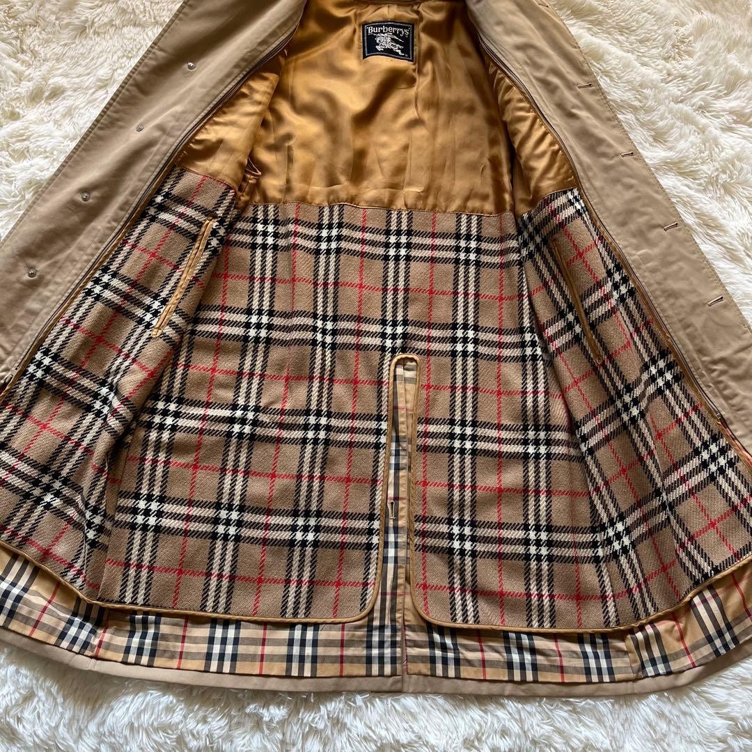 BURBERRYS Nova Check Liner Trench Coat XL