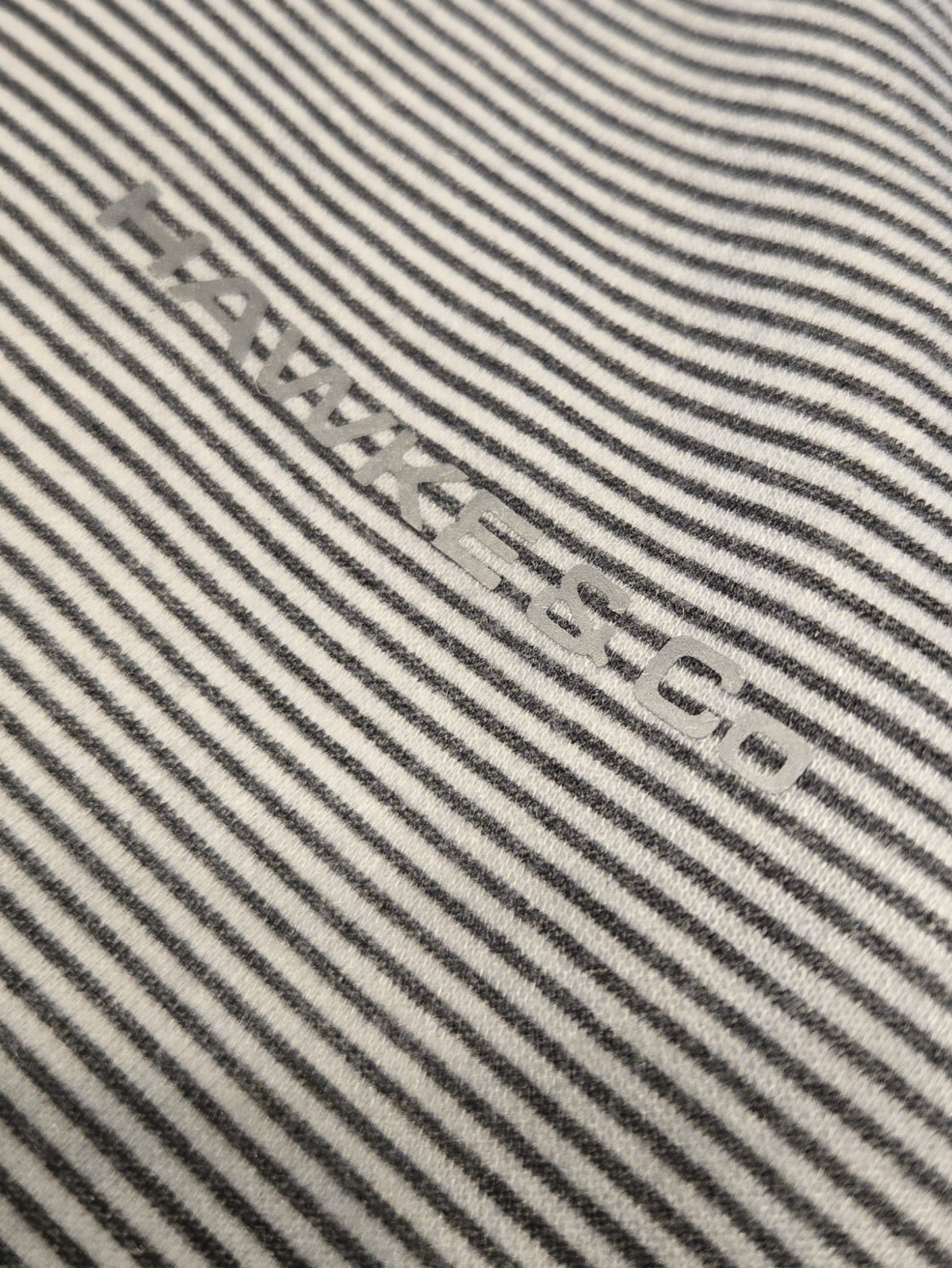 Hawke & Co 1/4 Zip Performance Striped Mens Small Breathable Lightwt Pullover