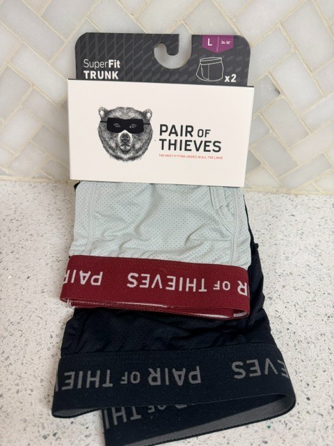 Pair of Thieves Men’s Boxer Briefs Super Fit 2 Pack Large