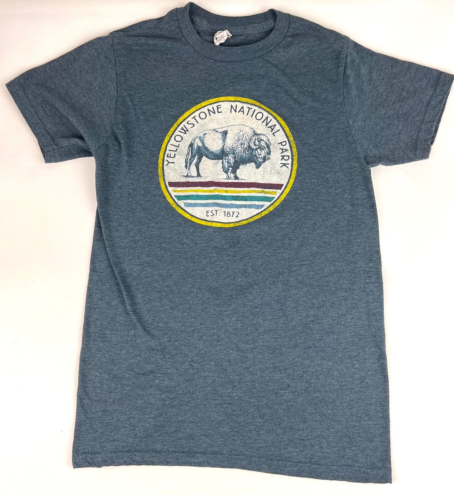 Vtg. Yellowstone National Park Bison Buffalo T- Shirt Size 8* Sm. – M