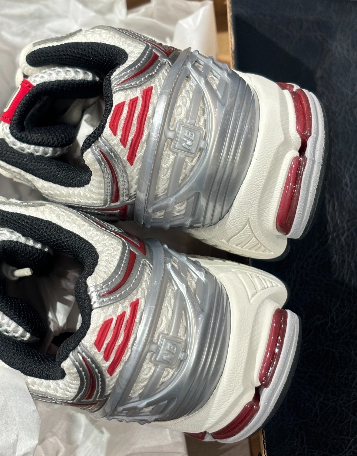 New Balance 1906R M1906REA Silver red Running Lifestyle Shoes Men New With Box