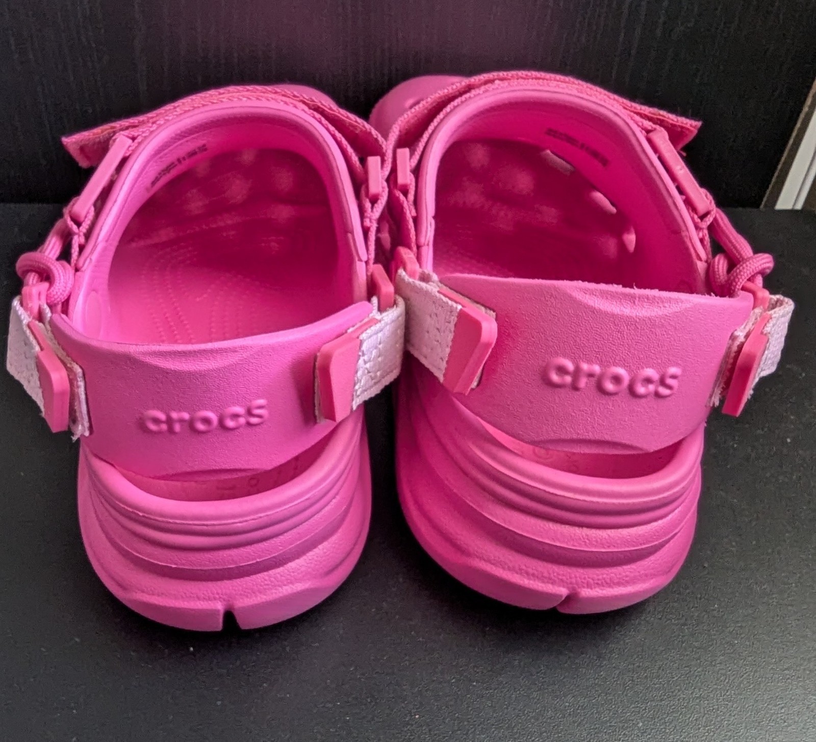Post Malone x Crocs Duet Max Clog II Pink W6 M4 Limited Edition EUC