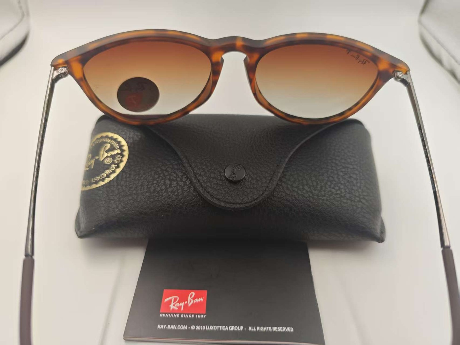 Ray-Ban RB4171 Sunglasses Tortoiseshell Frame Ombre Brown Gradie