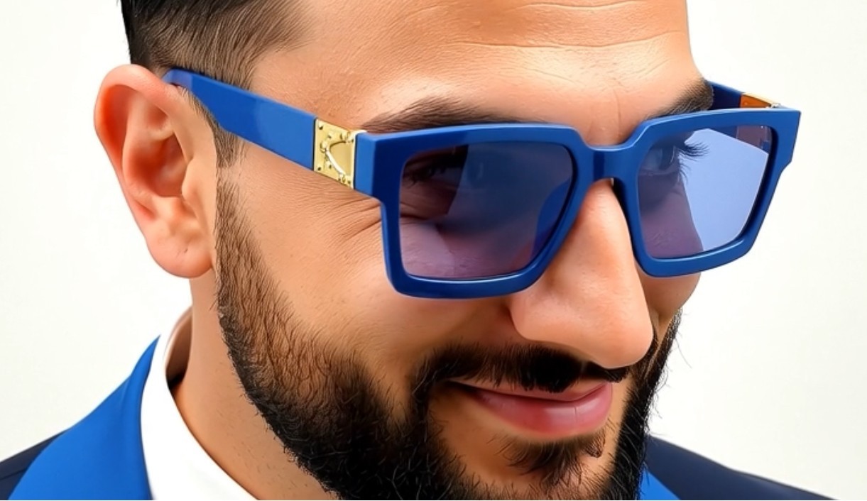 GAZELLE SQUARE SPORT SUNGLASSES OVERSIZED RUN DMC HIP HOP RETRO DESIGNER CLASSIC