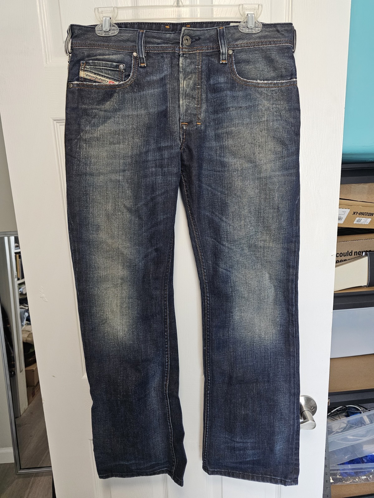 Diesel Zatiny Jeans Size 30/30 Made In Italy 0081W