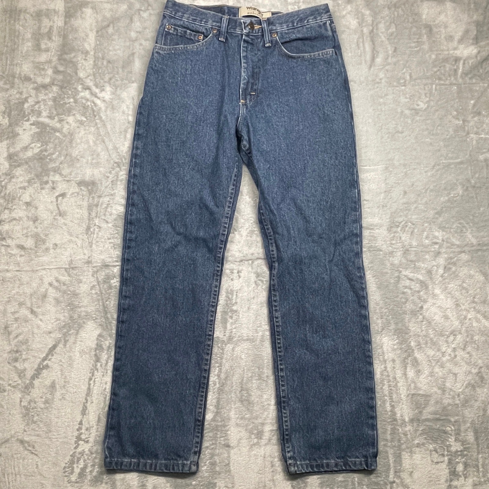 Wrangler Authentics Jeans Mens 31×30 Blue Relaxed Straight Leg Denim