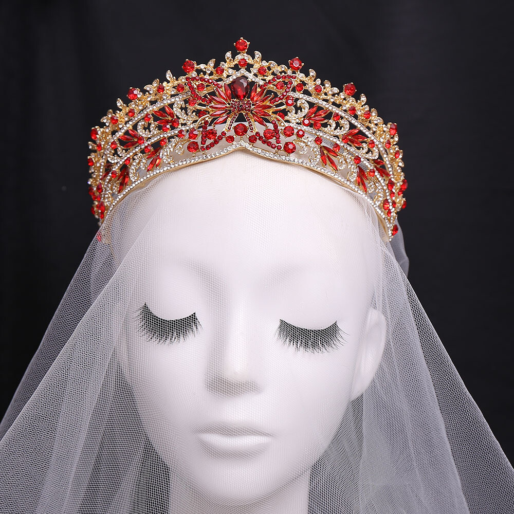 7cm Tall Crystal Butterfly Wedding Queen Princess Prom Tiara Crown For Women