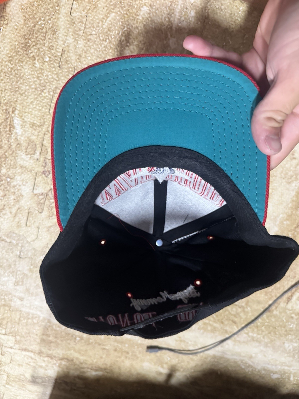 Vintage Korean War Warrior Hat Snapback-up Big Mommy Second To None Veteran