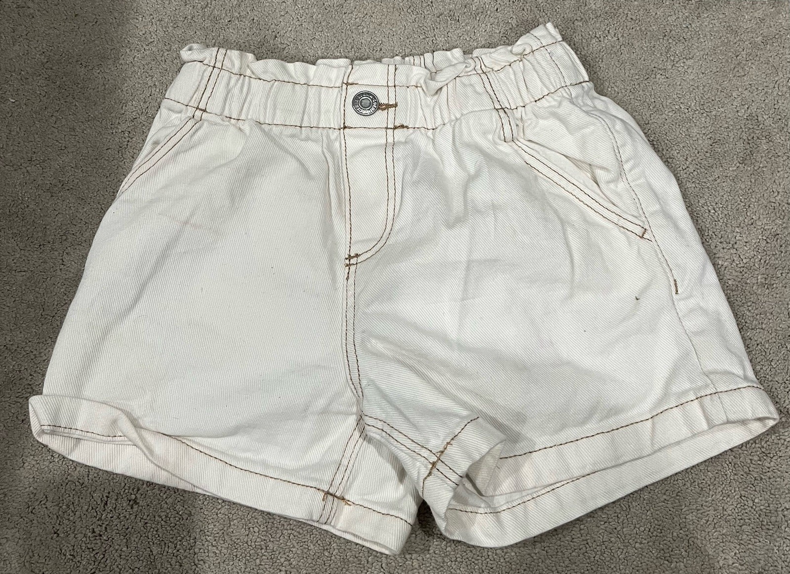 Youth kids Jean cut off shorts 7-8 multiple colors lot of four