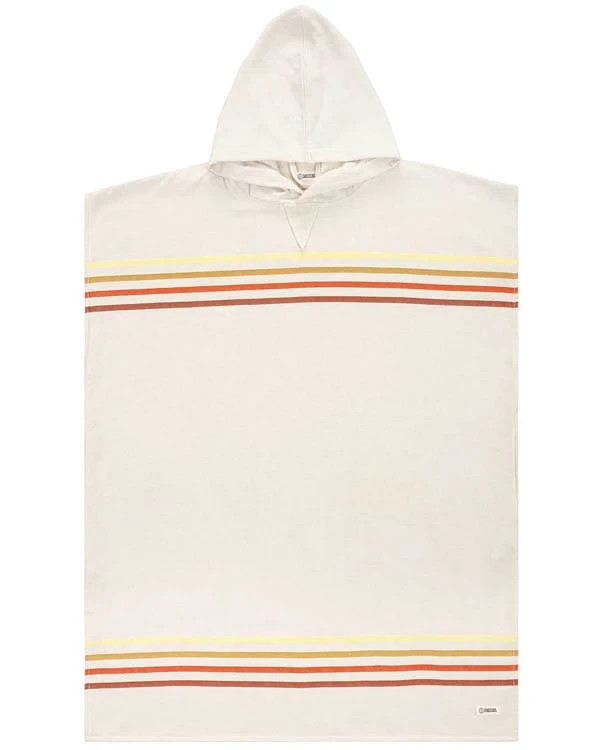 Sand Cloud Organic Classic Stripe Poncho Natural NWT One Size Beach Summer E
